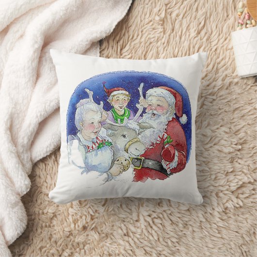 ミスターミセス・クロース装飾用クッション クッション (ブランケット)