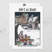 ミスターミセス・クロース・ホリデー・カード シーズンカード (正面/裏面)