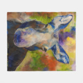 ミスタームーゼムースアラスカンフリースブランケット フリースブランケット (正面(横))