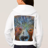 ミスタームーゼムースフード付きスウェットシャツ (裏面)