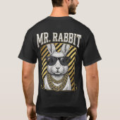 ミスターラビットヒップホップウサギ Tシャツ (裏面)