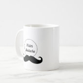 ミスター口ひげマグカップ コーヒーマグカップ (正面左)