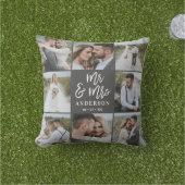 ミスター数々のとミ結婚セスの家族の贈り物 アウトドアクッション (芝生)
