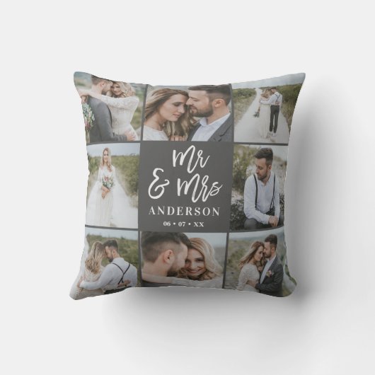 ミスター数々のとミ結婚セスの家族の贈り物 アウトドアクッション (裏面)