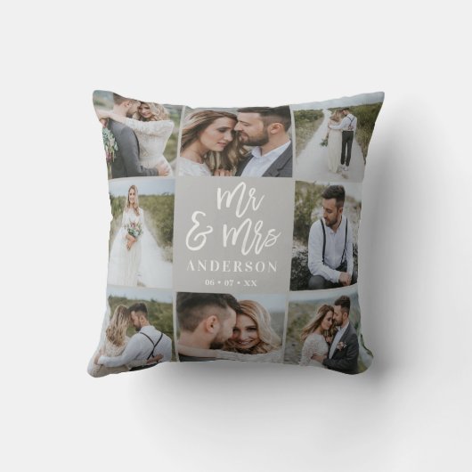 ミスター数々のとミ結婚セスの家族の贈り物 クッション (裏面)