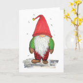 ミスター格言 – ホリデーカード カード (黄色い花)