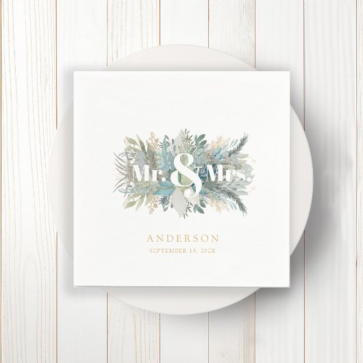 「ミスター葉の多いナプキンエレガントを スタンダードカクテルナプキン