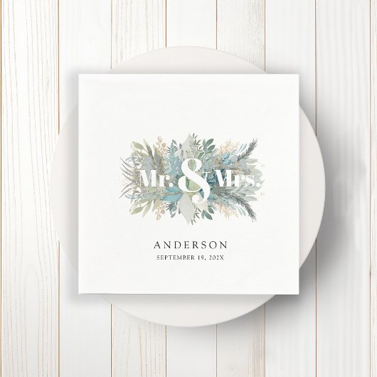 「ミスター葉の多いナプキンエレガントを スタンダードカクテルナプキン