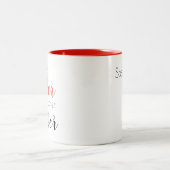 ミスター違いの面白い姉妹 ツートーンマグカップ (中央)
