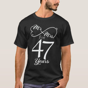 ミスター47年1周年結婚記念 Tシャツ