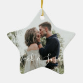 ミスター・アンド・クリスマスとしての最後の恋しく思クリスマス セラミックオーナメント (裏面)