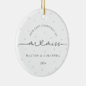 ミスター・アンド・パールの最後の恋しく思クリスマス セラミックオーナメント (右)