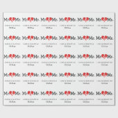 ミスター・アンド・ミスター・ツー結婚ルーム ラッピングペーパー (フラット)