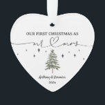 ミスター・アンド・ミセスとして初めてのクリスマスを新たに加えた オーナメント<br><div class="desc">新し祝いオーナメントとして最初のホリデーシーズンをエレガント。美しいマイルストーンをマークし、あなたの休日の装飾に個人的なtouchを追加する永遠の記念品。</div>