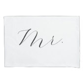 ミスター・アンド・ミセスエレガント・ロマンチック脚本 枕カバー (正面左)