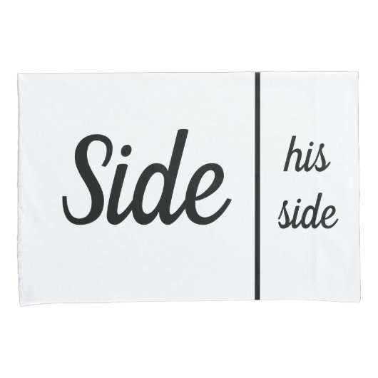 ミスター・アンド・ミセス側夫婦の枕カバー 枕カバー (正面右)