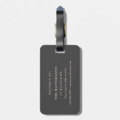 ミスター・アンド・ミセス新結婚荷物タグ ラゲッジタグ (裏面縦)