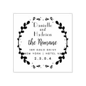 ミスター・アンド・ミセス結婚・カップル ラバースタンプ (インプリント)