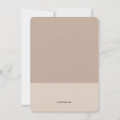 ミスター・アンド・ミセス食器類リハーサル・ディナー・パーティー 招待状 (裏面)