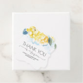 ミスター・アンド・ミセス・イエローとブルーのフローラありがとう フェイバータグ (インサイチュ)