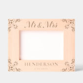 ミスター・アンド・ミセス・エレガントフローラカスタム レーザー彫刻フレーム (正面)