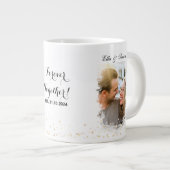 ミスター・アンド・ミセス・エレガント婚約 ジャンボコーヒーマグカップ (正面右)