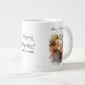 ミスター・アンド・ミセス・エレガント婚約 ジャンボコーヒーマグカップ (正面右)