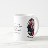 ミスター・アンド・ミセス・カップル・タイポグラフィ コーヒーマグカップ (正面右)