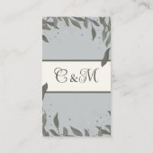 ミスター・アンド・ミセス・シンプル葉・インスピリシモダンティ エンクロージャーカード (裏面)