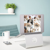 ミスター・アンド・ミセス・チェアのステッカーが花嫁を飾り シール (デスク上のノートパソコン)