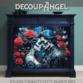 ミスター・アンド・ミセス・ドラキュラ – デコページ –  薄葉紙