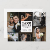 ミスター・アンド・ミセス・ハートさん写真カード ポストカード (正面/裏面)