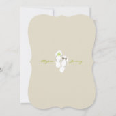 ミスター・アンド・ミセス・ビーチサンダルビーチ結婚式発表 招待状 (裏面)