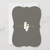 ミスター・アンド・ミセス・ビーチサンダルビーチ結婚式発表 招待状 (裏面)