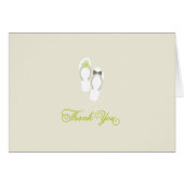 ミスター・アンド・ミセス・ビーチサンダル・グリーン・デイジービーチ結婚式 (正面横)