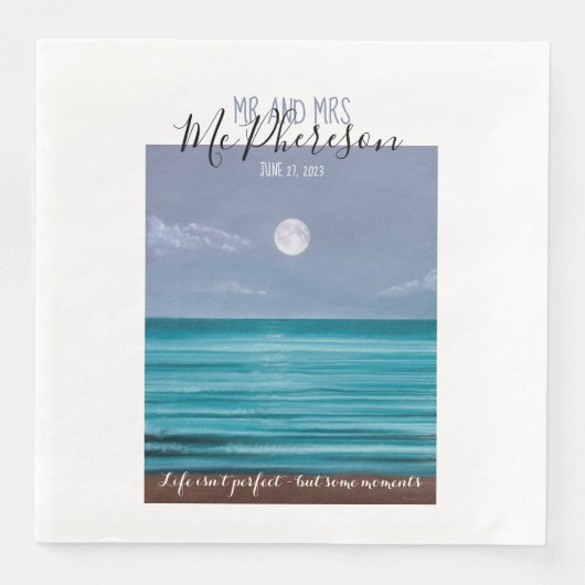 ミスター・アンド・ミセス・ムーンライトビーチ結婚式テーマ (正面)