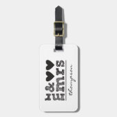 ミスター・アンド・ミセス・ラゲッジタグ ラゲッジタグ (正面縦)