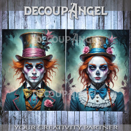 ミスター・アンド・ミセス・不機嫌・ハッターズ・デカップージ 薄葉紙