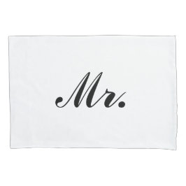 「ミスター・アンド・ミセス」 枕カバー