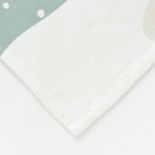 ミスター・ウィンター雪だるま フリースブランケット (角)