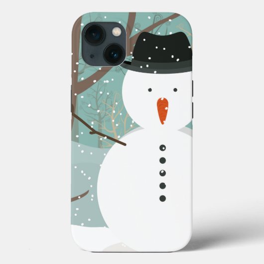 ミスター・ウィンター雪だるま Case-Mate iPhoneケース (裏面)