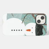 ミスター・ウィンター雪だるま iPhoneケース (裏面横)