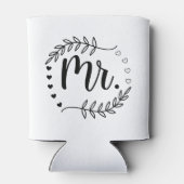 ミスター エバー アフター - エレガント ハート & ローレル エンブレム 缶クーラー (裏面)