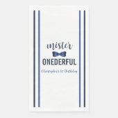 ミスター・オネダーフル・ボウタイ1位の誕生日ナプキンス (正面)