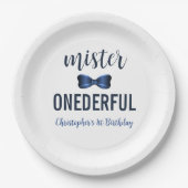 ミスター・オネダーフル・ボウタイ1歳 ペーパープレート (正面)