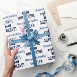 ミスター・オネダーフル・ボウタイ1歳 ラッピングペーパー