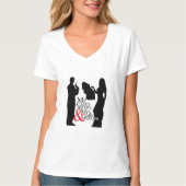 ミスター・カードホルダー&ミセス・カードスペンダー Tシャツ (正面)