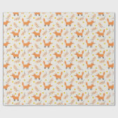 ミスター・キツネ・ファミリー ラッピングペーパー (フラット)