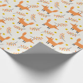 ミスター・キツネ・ファミリー ラッピングペーパー (角)