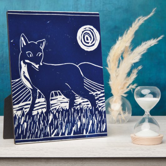 ミスター・キツネ フォトプラーク (側面)